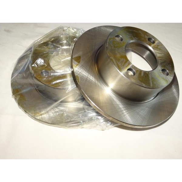 Paire disques de frein arriere 245mm plein 9004393J pour audi 80 90 100 coupé cabriolet