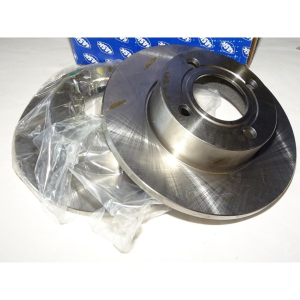 Paire disques de frein avant 256mm plein 9004490J pour audi 80 partir de 1991