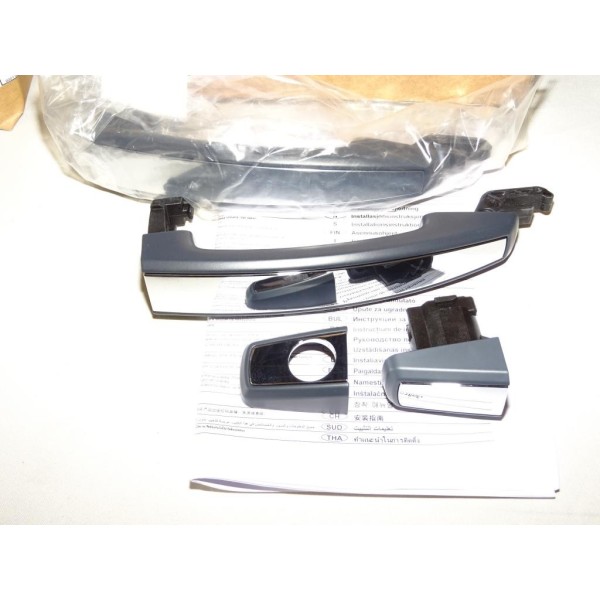 Kit 2 poignées de porte exterieur insert chrome 95937909 pour chevrolet aveo sonic