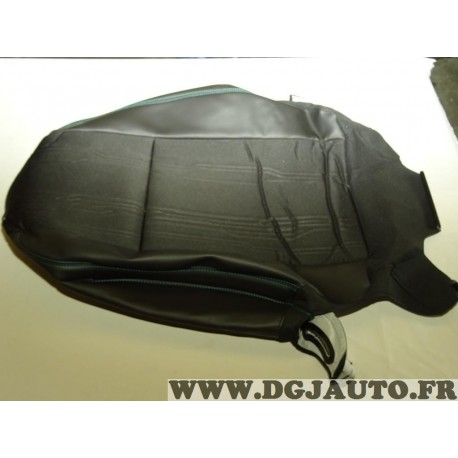 Housse dossier de siege cuir noir couture verte 95259660 pour chevrolet trax partir de 2013