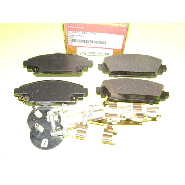 Jeux 4 plaquettes de frein avant montage lucas 45022S6FE50 pour honda accord CG CK civic EU EP EV