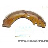 Lot 4 machoires de frein arriere montage akebono 43153SA6673 pour honda civic EJ EG EH EM MA MB EK ES ET FD FA HR-V GH life JB l