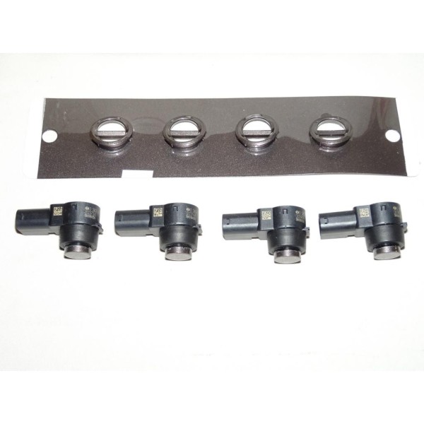 Kit 4 capteurs radar recul aide stationnement avec bagues contour urban titanium MET YR-578M 08V67SWWEQ0D pour honda CR-V CRV