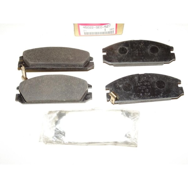 Jeux 4 plaquettes de frein avant montage akebono 45022SE0527 pour honda accord CA CRX AF AS integra DA