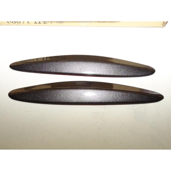 Paire moulures protection parechocs avant volcano gray metallic 08P03TL0630A pour honda CU CW partir de 2009