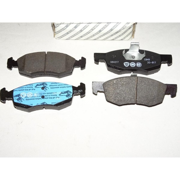 Jeux 4 plaquettes de frein avant montage ATE teves 77363496 pour fiat doblo partir de 2000