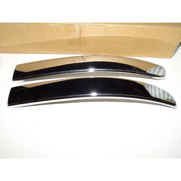 Paire baguettes chrome moulure angle parechocs avant 50901686 pour fiat 500
