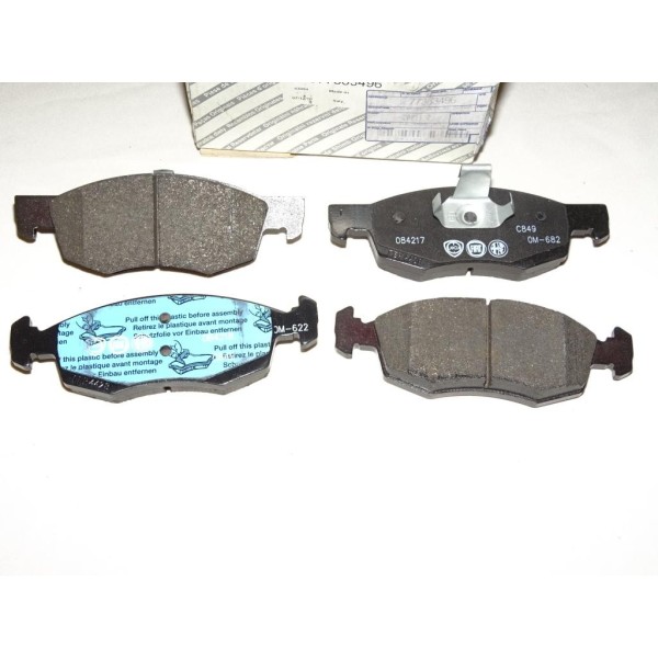 Jeux 4 plaquettes de frein avant montage ATE teves 77363496 pour fiat doblo 1 partir de 2000