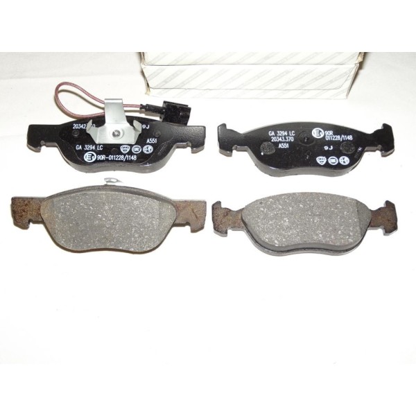 Jeux 4 plaquettes de frein avant montage teves 71753041 pour fiat barchetta brava bravo 1 marea punto 1 lancia dedra delta alfa 