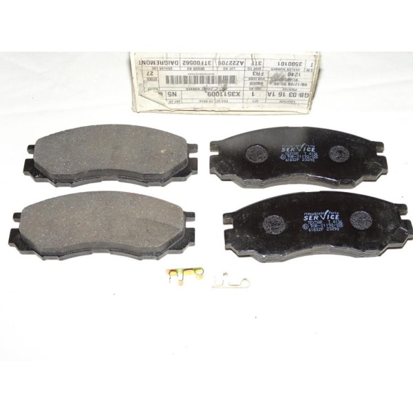 Jeux 4 plaquettes de frein avant montage akebono X3511009 pour mitsubishi L200 L300 L400