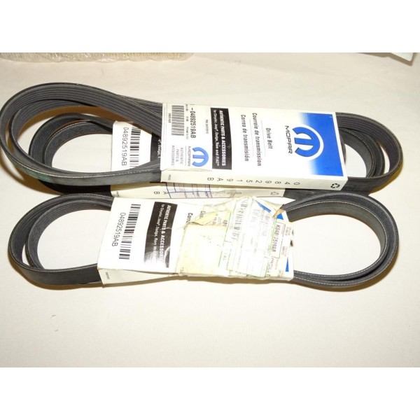 1 Courroie accessoire 6PK1751 04892519AB pour jeep wrangler compass patriot 2.4 essence 2.2CRD 2.2 CRD