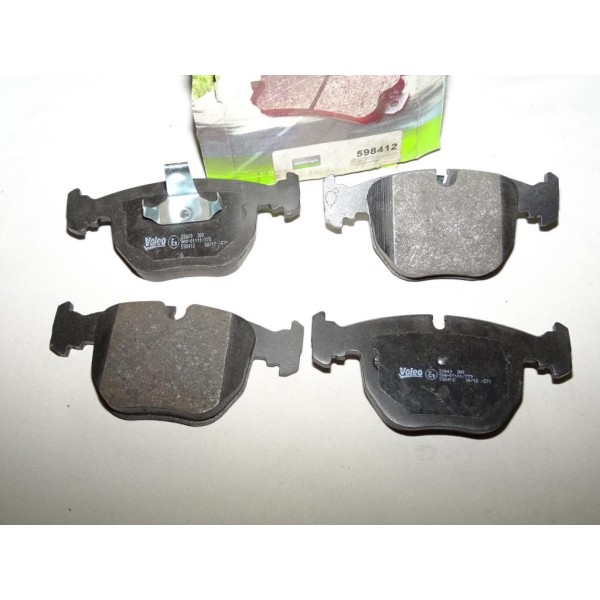 Jeux 4 plaquettes de frein avant montage teves 598412 pour BMW E38 E39 E53 E83 serie 5 7 X3 X5