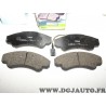 Jeux 4 plaquettes de frein avant montage brembo 598569 pour citroen jumper peugeot boxer fiat ducato