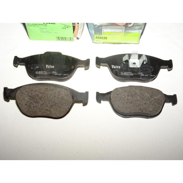 Jeux 4 plaquettes de frein avant montage teves 598639 pour ford fiesta 4 6 focus 1 ka 2 puma streetka tourneo connect transit