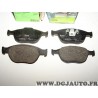 Jeux 4 plaquettes de frein avant montage teves 598639 pour ford fiesta 4 6 focus 1 ka 2 puma streetka tourneo connect transit
