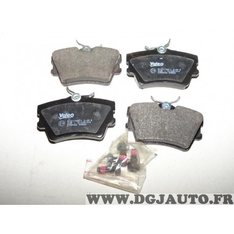 Jeux 4 plaquettes de frein arriere montage lucas 598482 pour volkswagen transporter T4