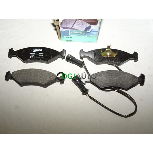 Jeux 4 plaquettes de frein avant montage teves 598166 pour ford escort 3 4 fiesta 3 4 orion 1 2 sierra 1 2