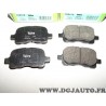 Jeux 4 plaquettes de frein avant montage akebono pour toyota corolla E110 de 1997 à 2002