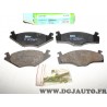 Jeux 4 plaquettes de frein avant montage volkswagen 598124 pour seat cordoba 1 ibiza 2 volkswagen golf 1 2 3 jetta 1 2 passat B2