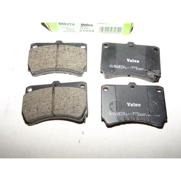 Jeux 4 plaquettes de frein avant montage sumitomo 598274 pour mazda 323 MX3