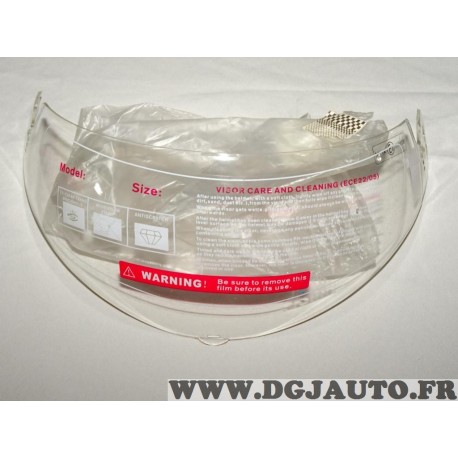 Visiere de casque moto scooter transparente Mox AC-13-0013