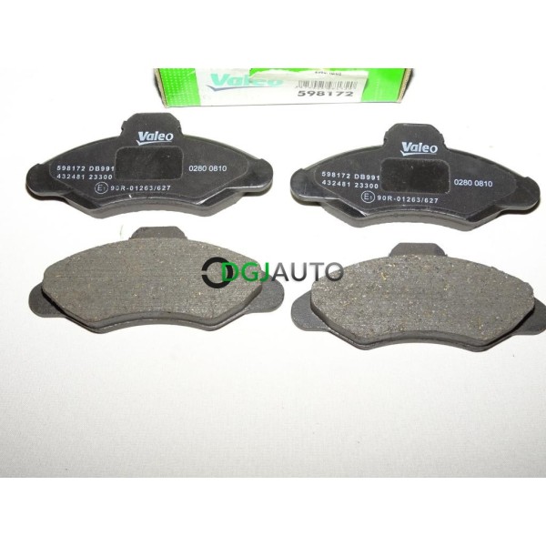 Jeux 4 plaquettes de frein avant montage bendix 598172 pour ford escort 5 6 7 orion 3