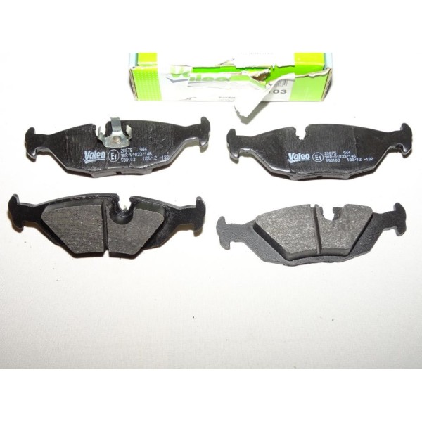 Jeux 4 plaquettes de frein arriere montage teves 598103 pour BMW serie 3 5 6 7 8 E30 E28 E24 E23 E36 E32 E34 E31