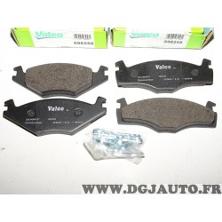 Jeux 4 plaquettes de frein avant montage volkswagen 598258 pour seat cordoba 1 ibiza 2 volkswagen polo 3