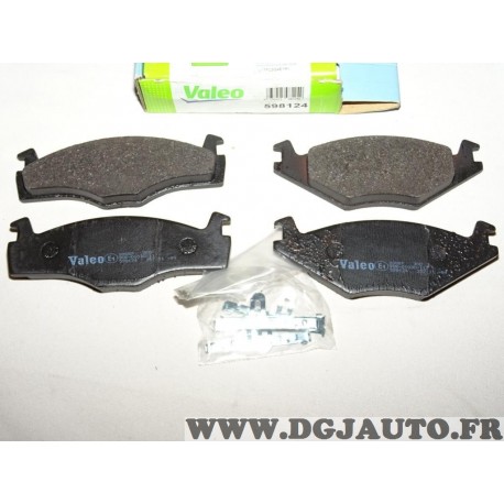 Jeux 4 plaquettes de frein avant montage vag 598124 pour seat cordoba 1 ibiza 2 volkswagen golf 1 2 3 jetta 1 2 passat B2 B3 pol