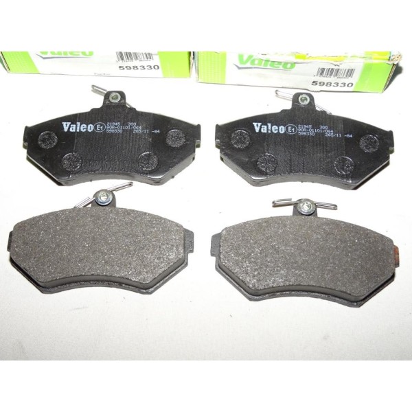 Jeux 4 plaquettes de frein avant montage girling 598330 pour volkswagen golf 2 3 jetta 2 passat scirocco corrado vento polo cadd