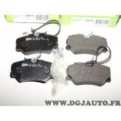 Jeux 4 plaquettes de frein avant montage girling 598179 pour peugeot 405 dont break