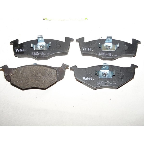 Jeux 4 plaquettes de frein avant montage volkswagen 598488 pour seat arosa skoda fabia roomster volkswagen fox polo 3 III lupo