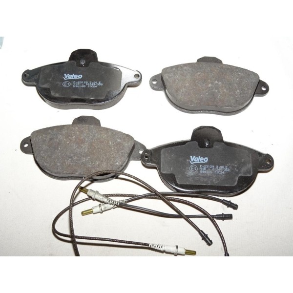 Jeux 4 plaquettes de frein avant montage bendix 598385 pour citroen xantia