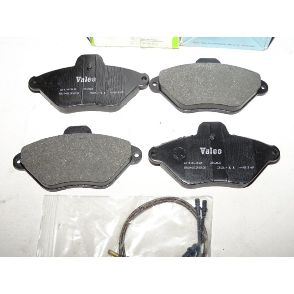 Jeux 4 plaquettes de frein avant montage bendix 598383 pour citroen xantia