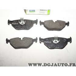 Jeux 4 plaquettes de frein arriere montage teves 598311 pour BMW E39 serie 5 alpina B10