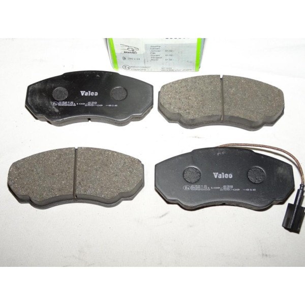 Jeux 4 plaquettes de frein avant montage brembo 598568 pour citroen jumper peugeot boxer fiat ducato