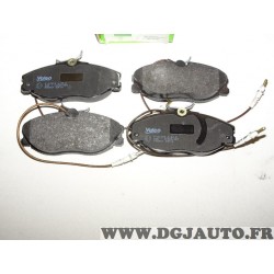 Jeux 4 plaquettes de frein avant montage TRW 598467 pour citroen xsara ZX peugeot 306 406 607