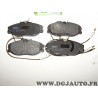 Jeux 4 plaquettes de frein avant montage TRW 598467 pour citroen xsara ZX peugeot 306 406 607