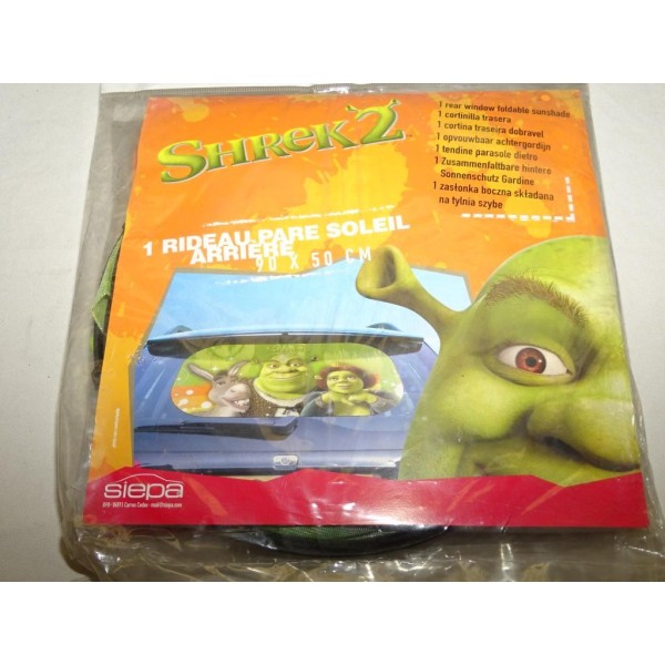 Rideau paresoleil pare soleil arriere 90x50cm shrek 2 siepa F032100