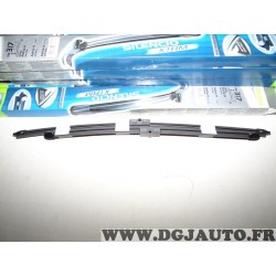 Paire balais essuie glace 550mm + 450mm souple silencio xtrm valeo VM317 574354 pour opel astra H partir de 2004