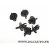Lot 4 agrafes rivet taquet fixation element parechocs avant 3923475 pour volvo S40 V40 de 2000 à 2004