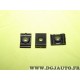 1 Prisonnier agrafe fixation parechocs 30872531 pour volvo S40 V40 de 2000 à 2004