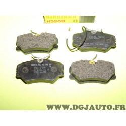 Jeux 4 plaquettes de frein avant montage girling 0986492090 pour peugeot 306 405