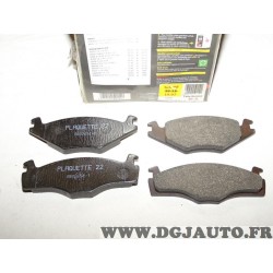 Jeux 4 plaquettes de frein avant montage volkswagen n°22 carrefour pour volkswagen golf 1 2 jetta passat polo santana seat cordo