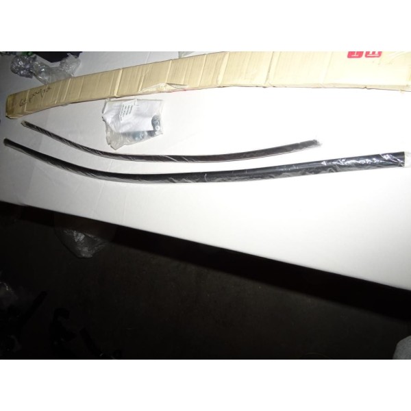 Lot 2 joints moulure installation benne arriere avec agrafes fixation 71807571 pour fiat fullback mitsubishi L200