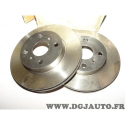 Paire disques de frein avant ventilé 243mm diametre 9004472J pour toyota carina 2 II T15 T150 celica T160 T200