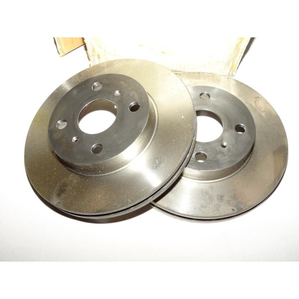 Paire disques de frein avant ventilé 243mm diametre 9004472J pour toyota carina 2 II T15 T150 celica T160 T200