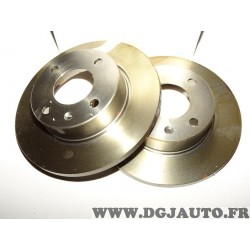 Paire disques de frein avant plein 236mm diametre 9004479J pour skoda favorit forman