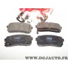 Jeux 4 plaquettes de frein arriere montage mando GDB3449 pour hyundai H1 ix55 kia carnival