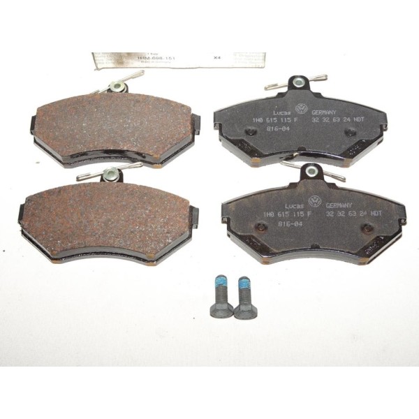 Jeux 4 plaquettes de frein avant montage lucas 1HM698151 pour volkswagen golf 3 vento polo caddy lupo seat toledo ibiza 2 cordob